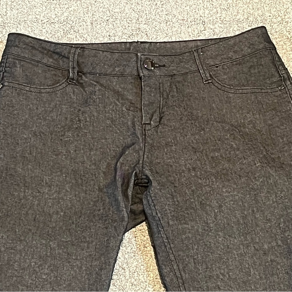 Lole Jeans Womens Size 8 Gray Ankle Zipper Pockets Stretch Denim - Picture 2 of 10